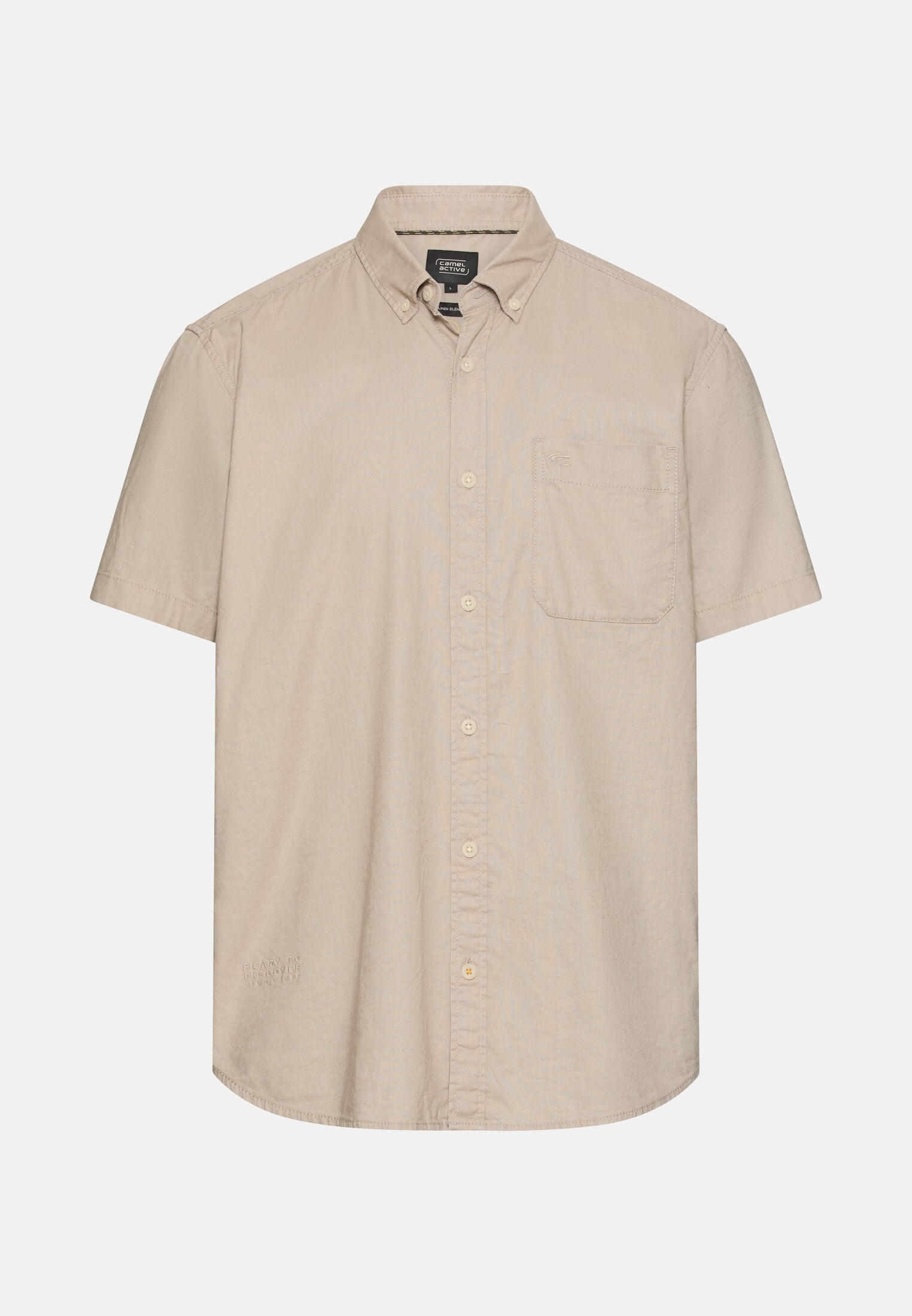 Skjorta kortärmad beige från  camel active - 2
