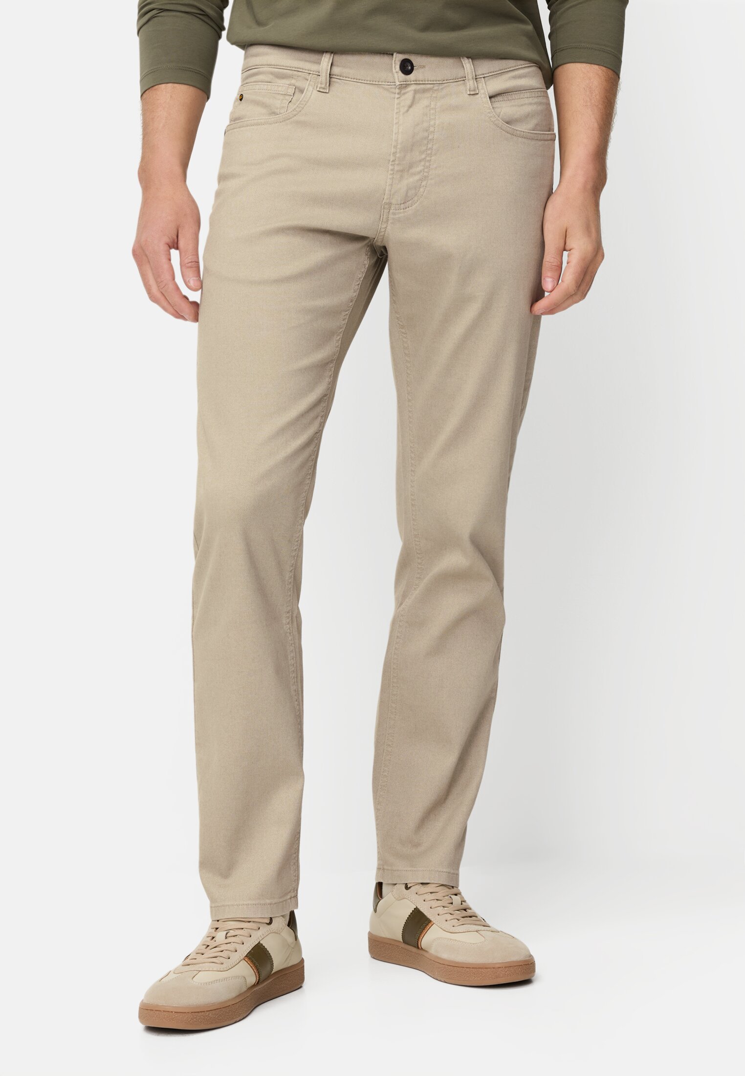 5-Pocket byxor  beige från camel active 