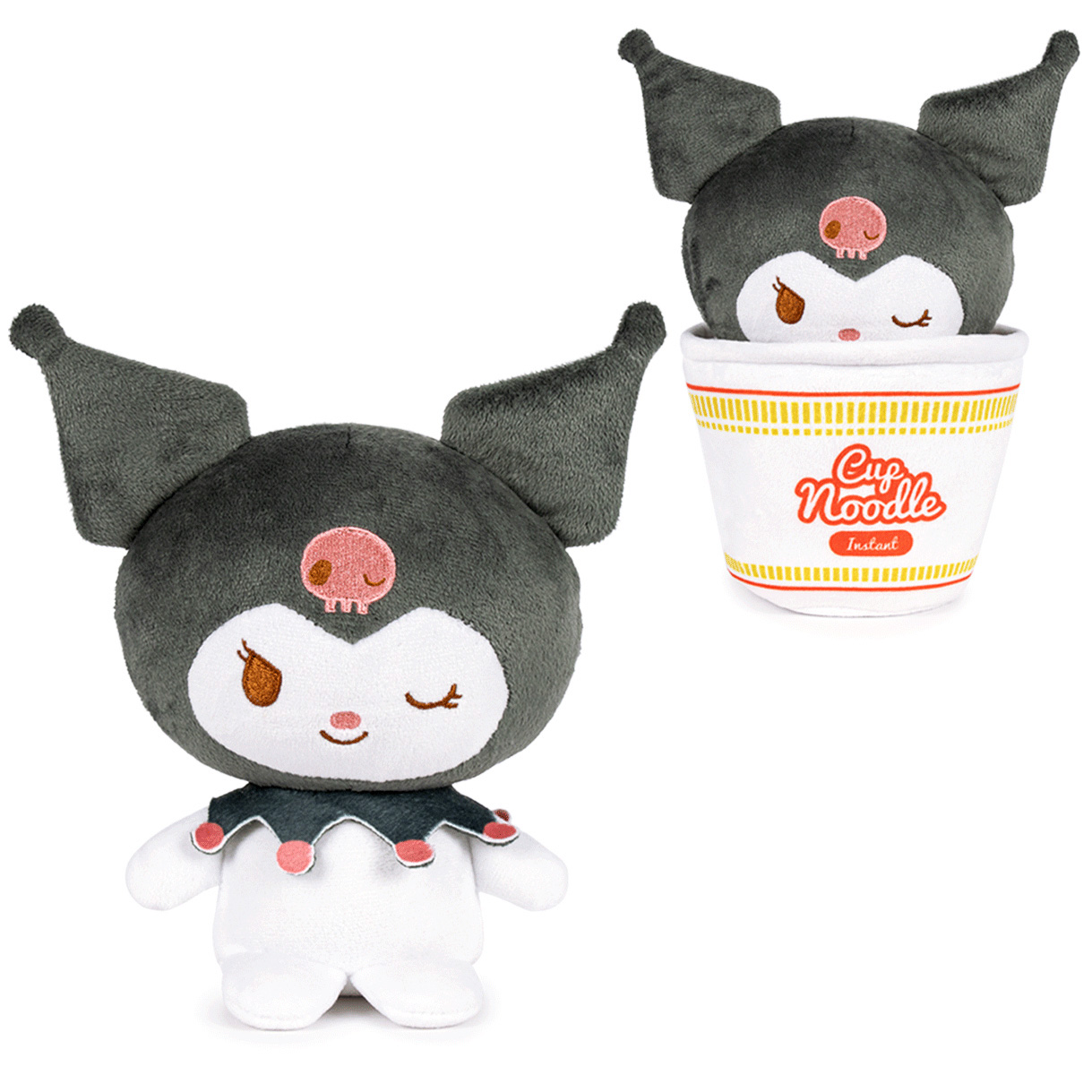Sanrio Kuromi Cup Noodles Gosedjur – Kawaii Plush