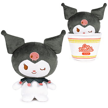 Sanrio Kuromi Cup Noodles Gosedjur – Kawaii Plush