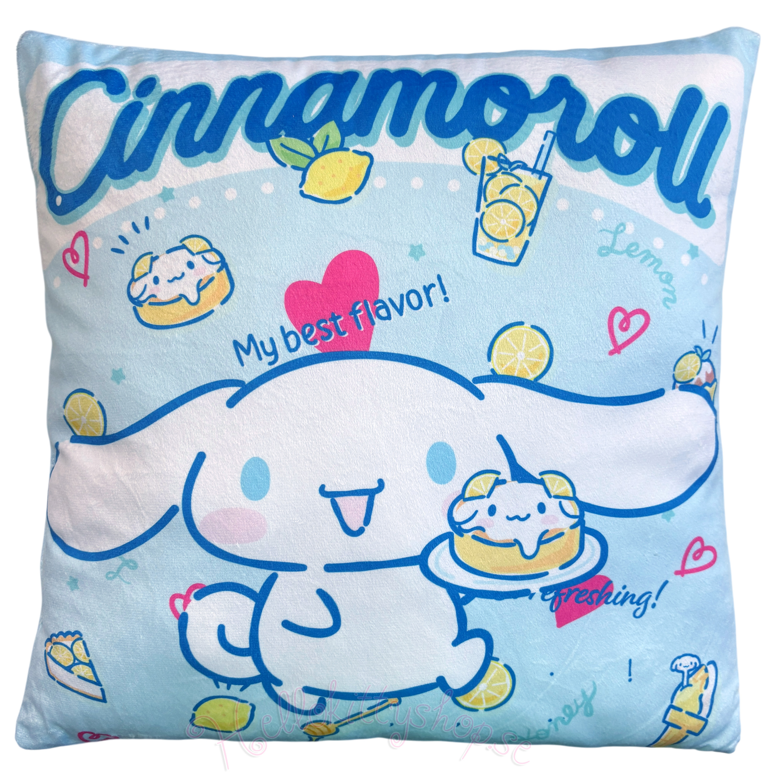 Sanrio Cinnamoroll Kudde 38 cm – Kawaii Plyschkudde med Hello Kitty & Friends