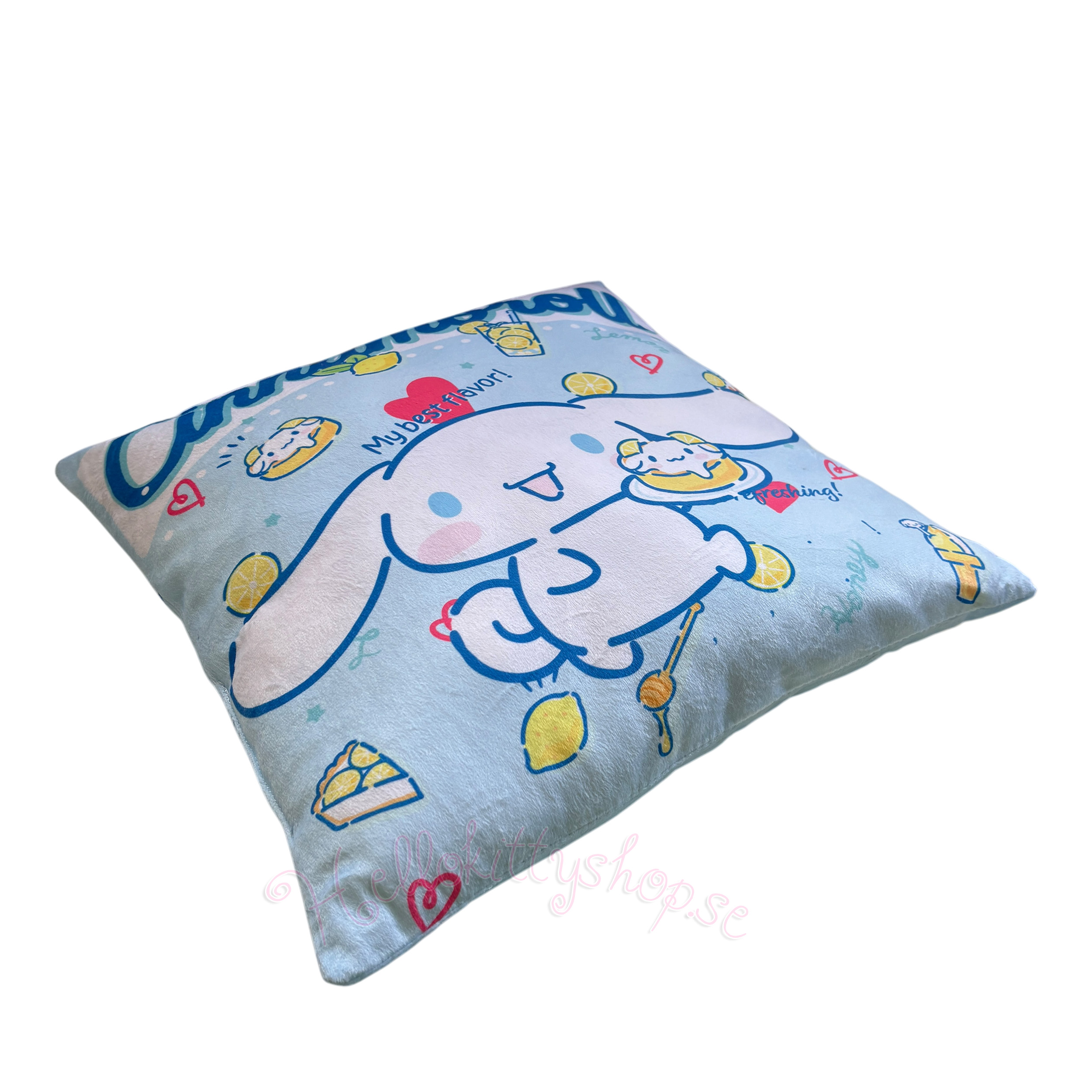 Sanrio Cinnamoroll Kudde 38 cm – Kawaii Plyschkudde med Hello Kitty & Friends - 3