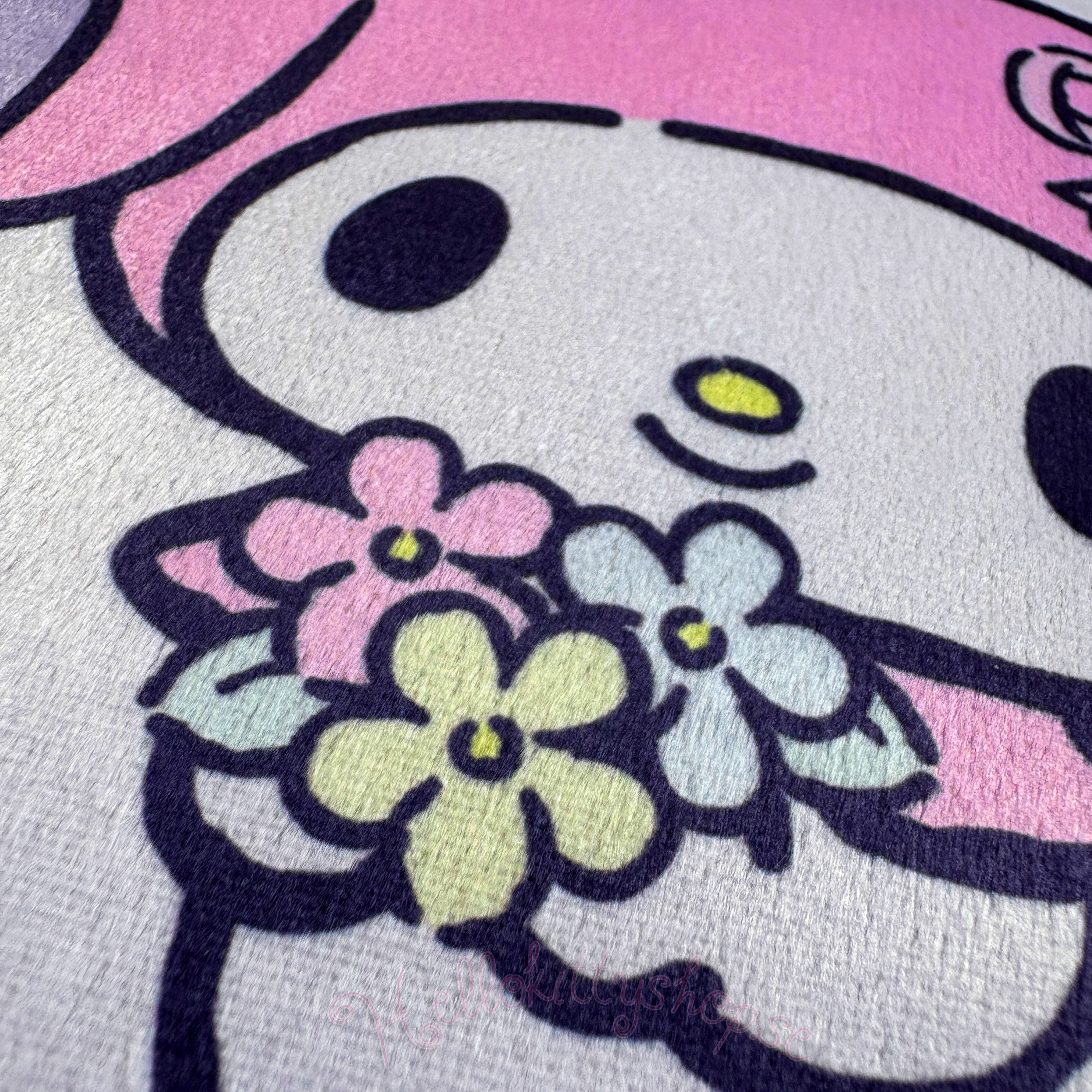Sanrio Kuromi & My Melody Kudde 38 cm – Kawaii Plyschkudde - 4