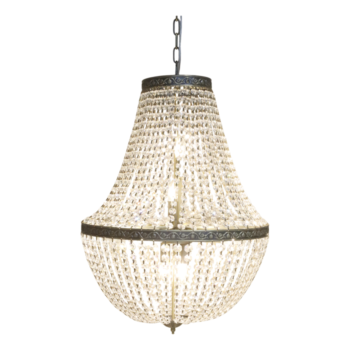 Versailles Ljuskrona med glasprismor - Chic Antique - 6