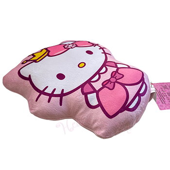 Hello Kitty 3D Formad Plysch Kudde 35 cm - Prinsessa Kawaii Plyschkudde