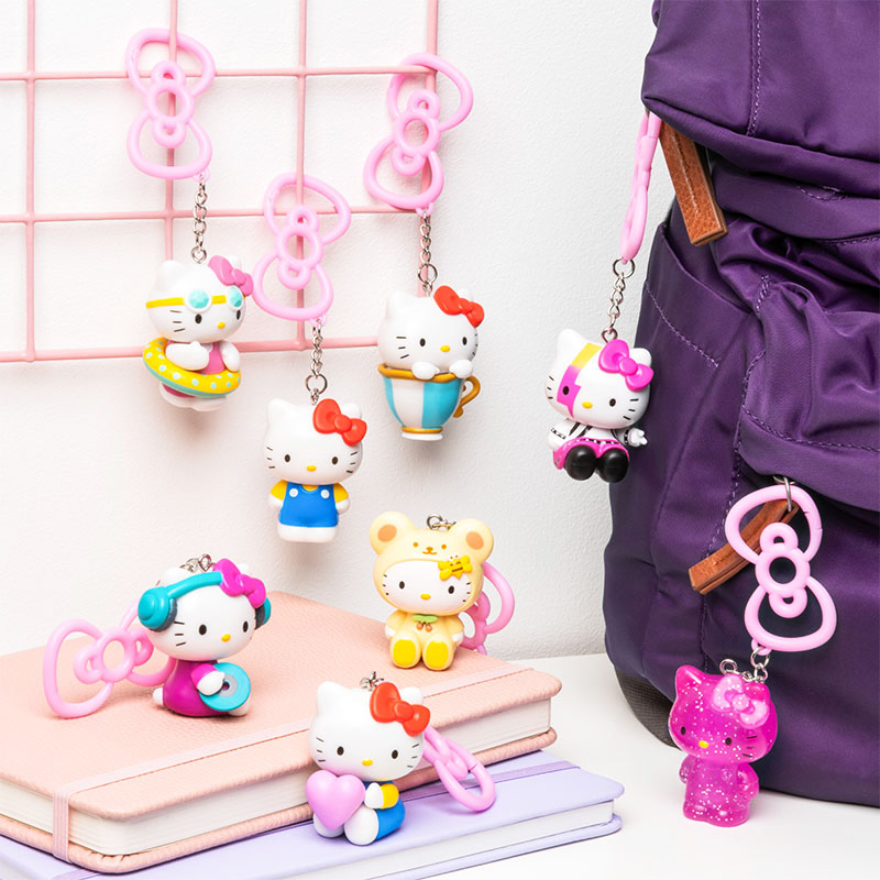 Hello Kitty 3D Nyckelring/Bag Charm Blind Bag - Ryggsäck Buddies Surprice - 2