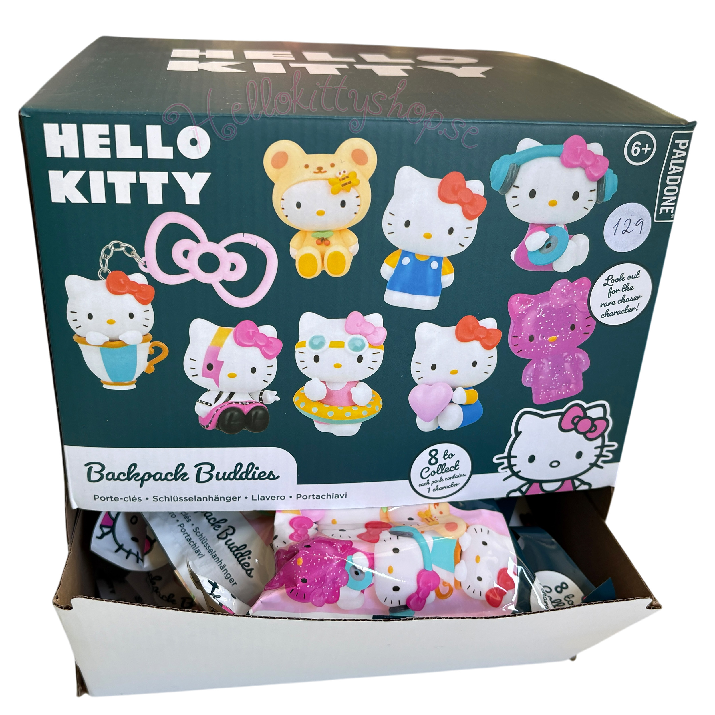 Hello Kitty 3D Nyckelring/Bag Charm Blind Bag - Ryggsäck Buddies Surprice - 3
