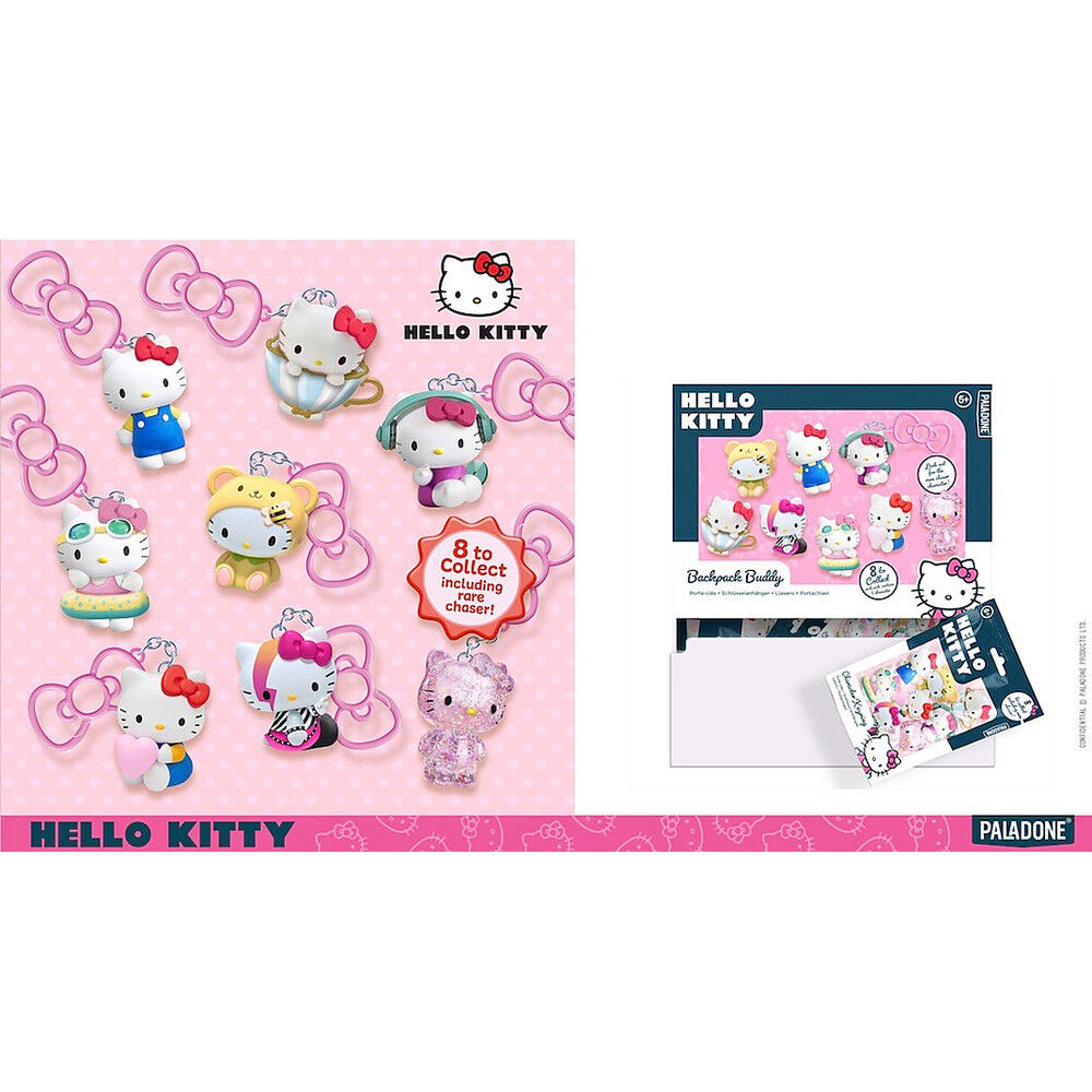 Hello Kitty 3D Nyckelring/Bag Charm Blind Bag - Ryggsäck Buddies Surprice - 10