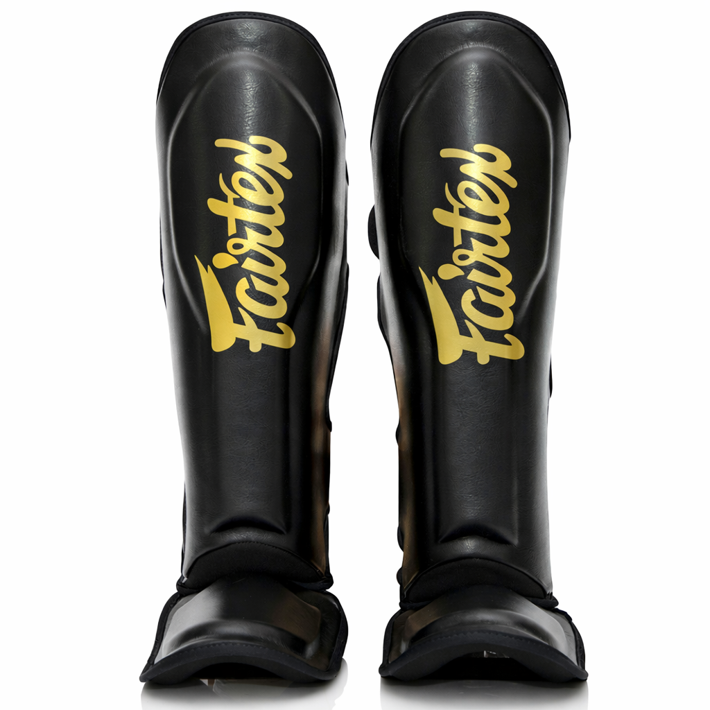 Fairtex Shin/Instep Black/Gold FXB