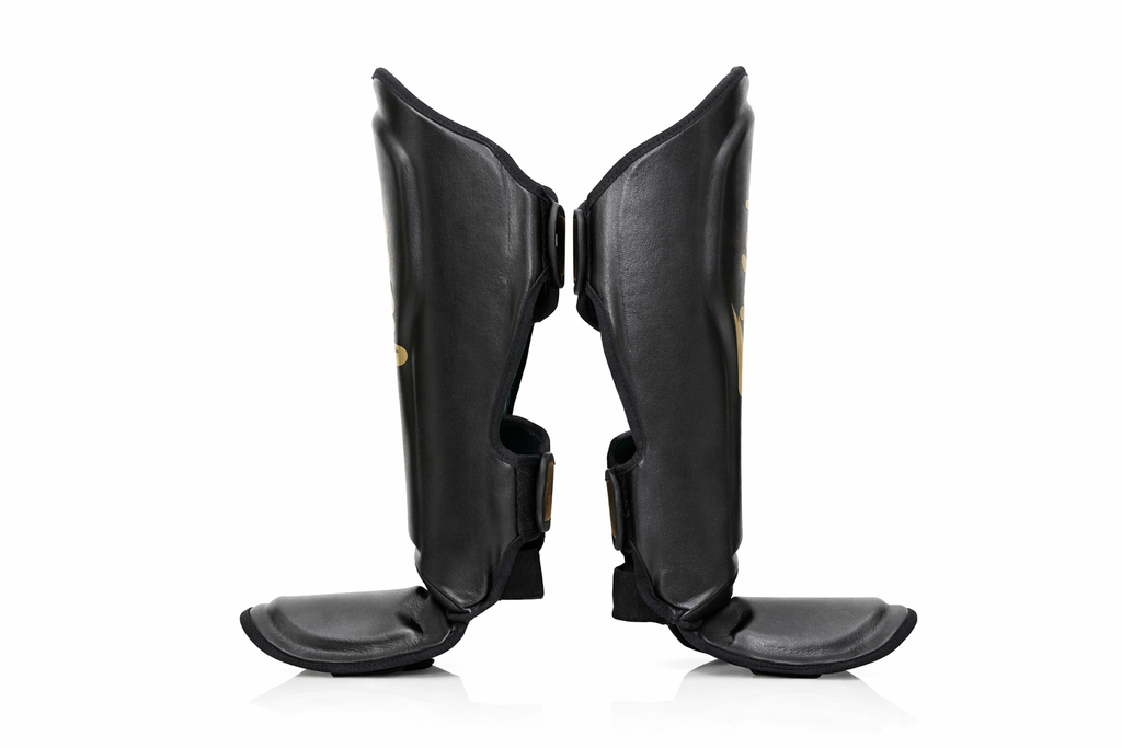 Fairtex Shin/Instep Black/Gold FXB - 3