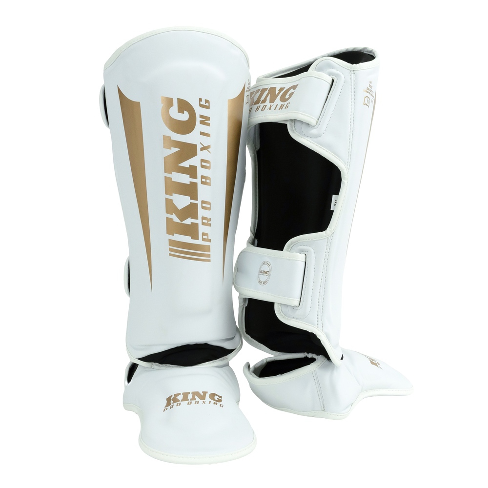 King Pro Shin/Instep REVO-9 White/Gold - 2