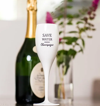 Okrossbart champagneglas