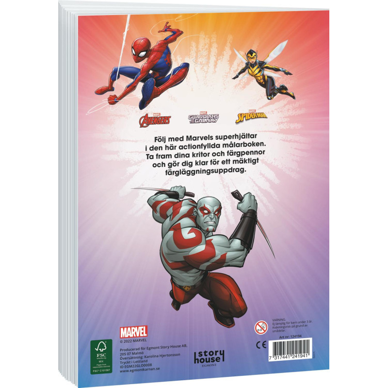 Målarbok Marvel - 2