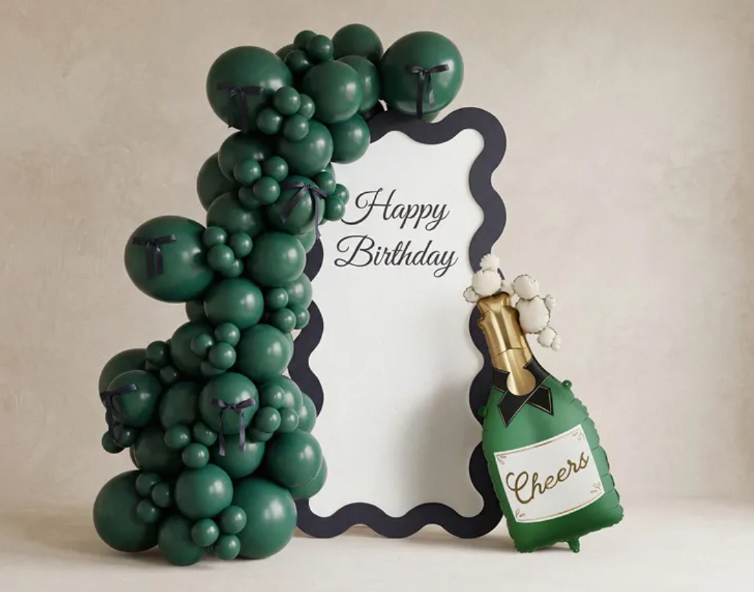 Folieballong - Bubblande champagne