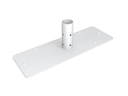 M Pro Series - Bolt Down Pole Plate White