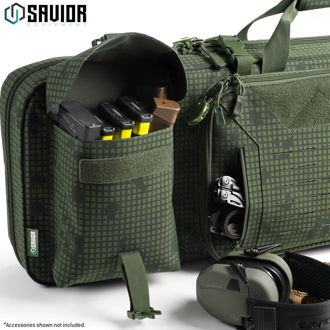 Savior Equipment Urban Warfare 42" Double Rifle Case -Desert Night Camo 4