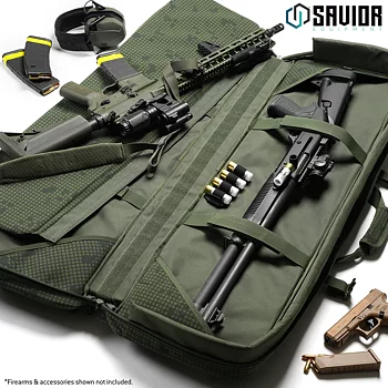 Savior Equipment Urban Warfare 42" Double Rifle Case -Desert Night Camo 2