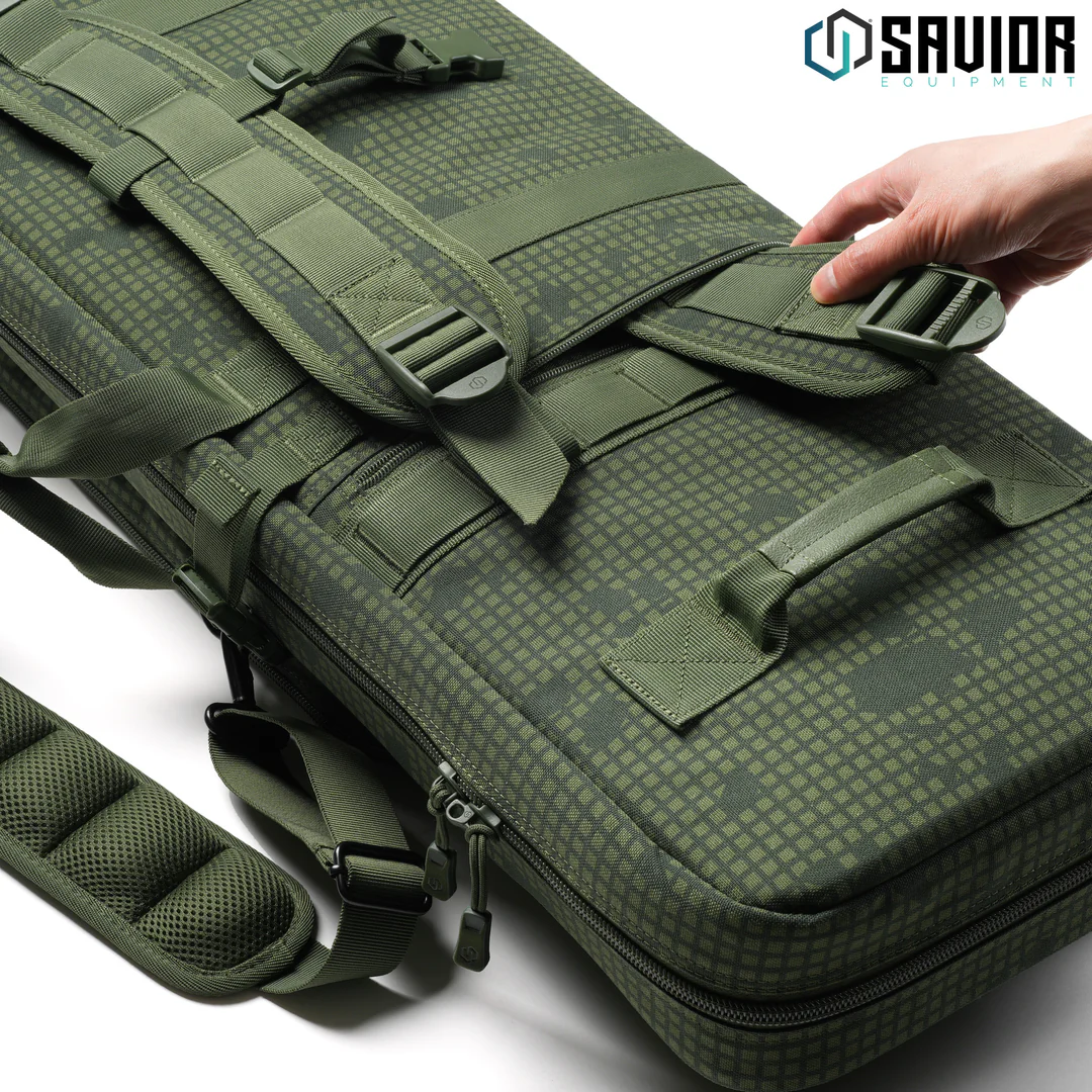 Savior Equipment Urban Warfare 46" Double Rifle Case -Desert Night Camo 5