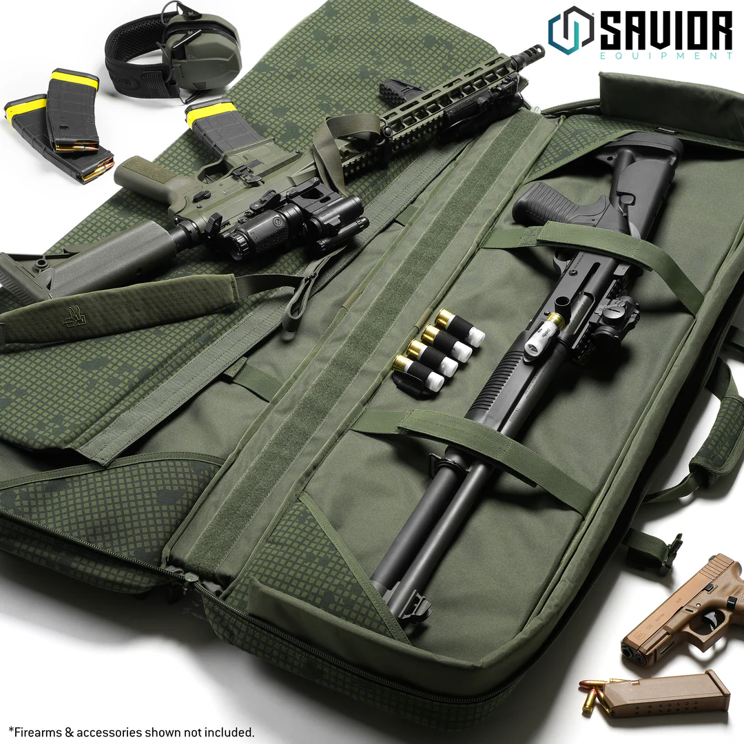 Savior Equipment Urban Warfare 46" Double Rifle Case -Desert Night Camo 2