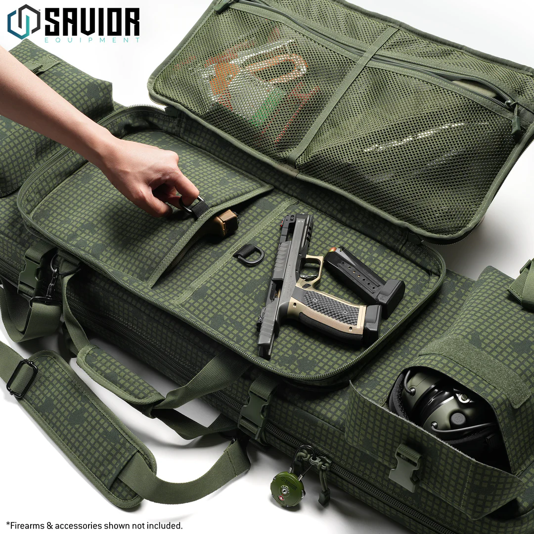 Savior Equipment Urban Warfare 46" Double Rifle Case -Desert Night Camo 3