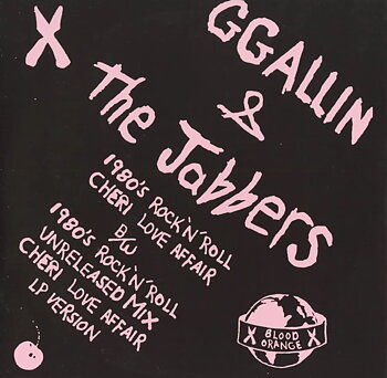 GG Allin & The Jabbers – Cheri Love Affair - EP (Svart omslag / Orange vinyl)