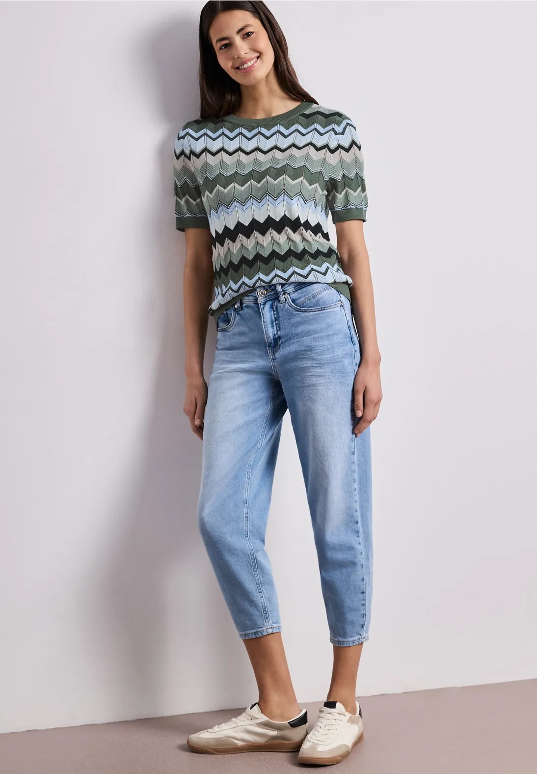 Multicolor Zig-Zag Sweater - Street One