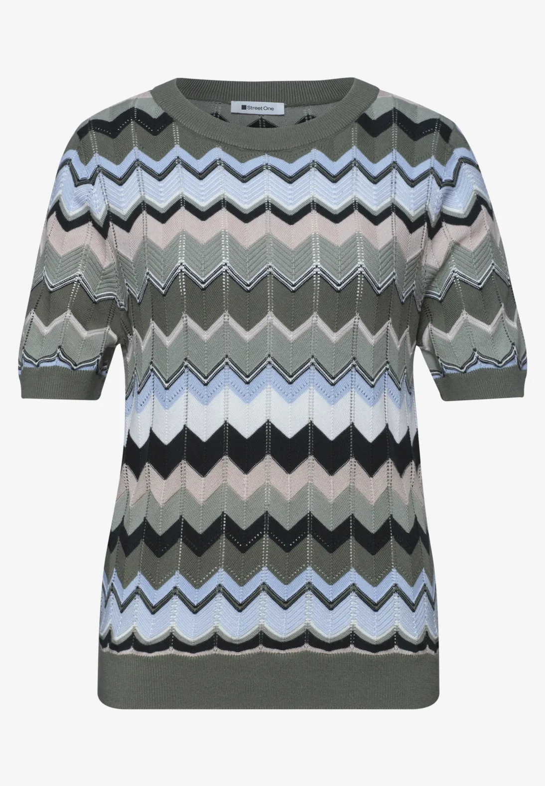 Multicolor Zig-Zag Sweater - Street One - 5