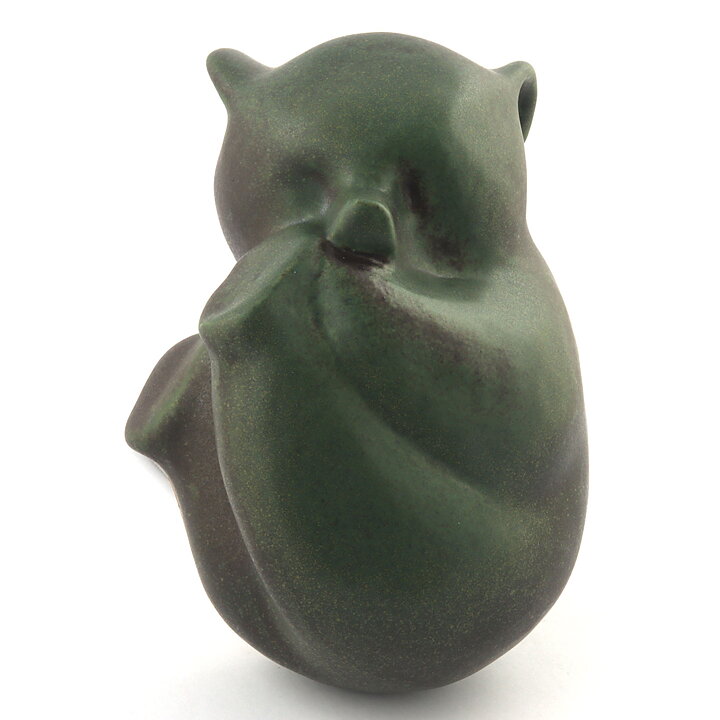 Richard Lindh (Arabia 1960s) Brown Rounded Bear Cub 18/8 cm