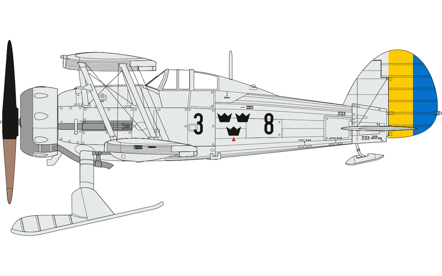 Svenska Flygvapnet 100 år 'Jubileumsset' 1/72 - 2