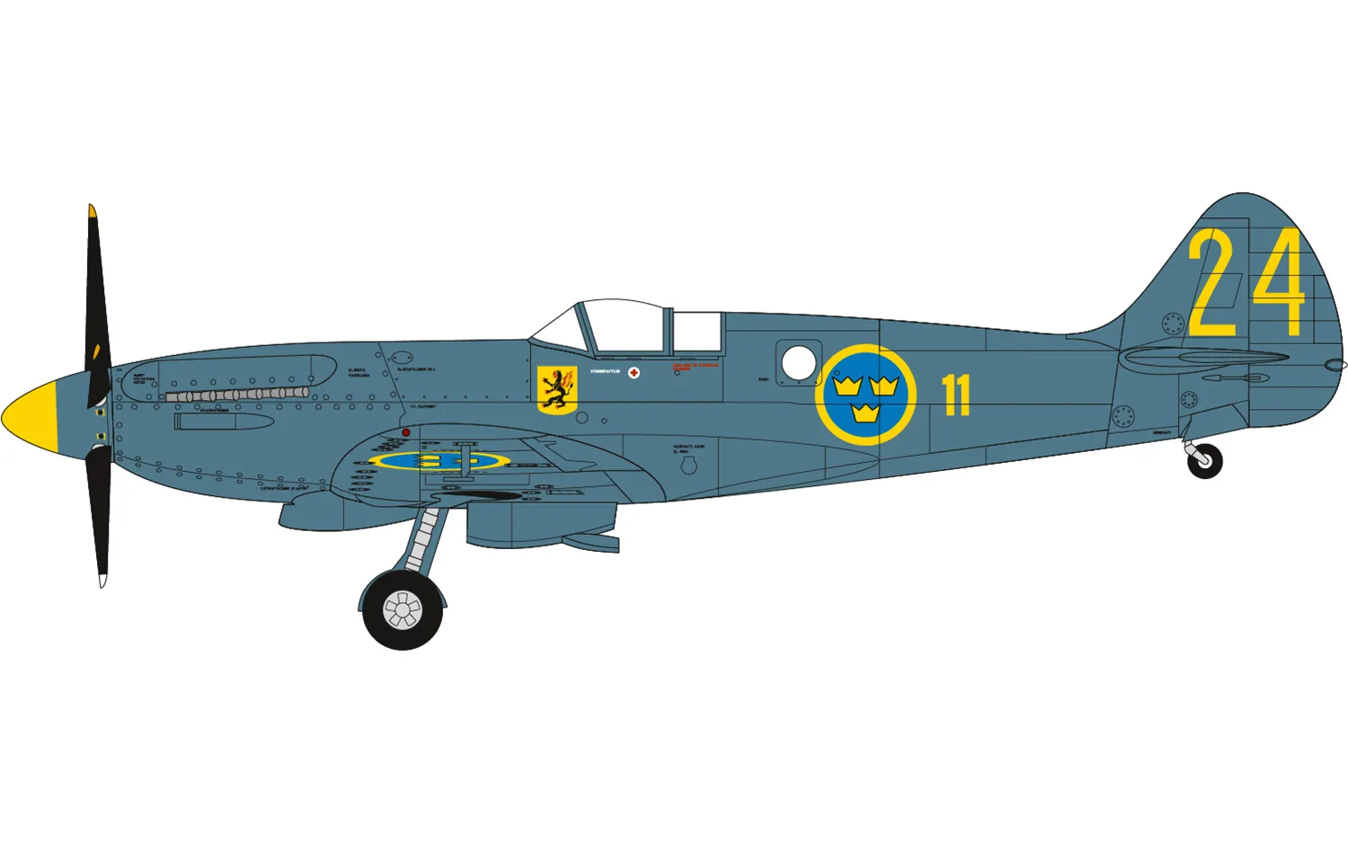Svenska Flygvapnet 100 år 'Jubileumsset' 1/72 - 4