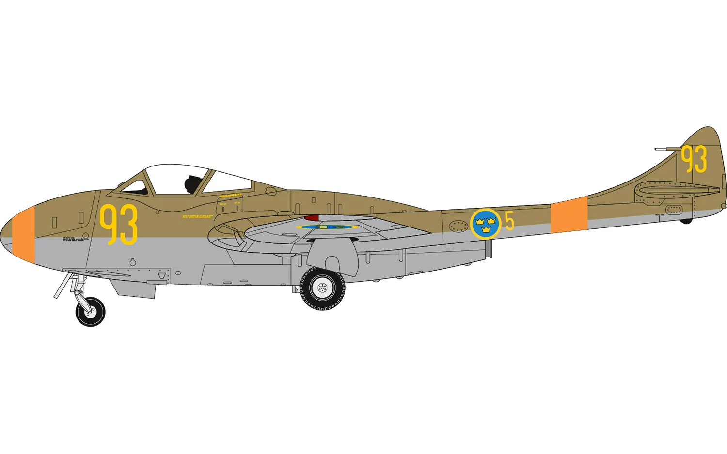 Svenska Flygvapnet 100 år 'Jubileumsset' 1/72 - 6