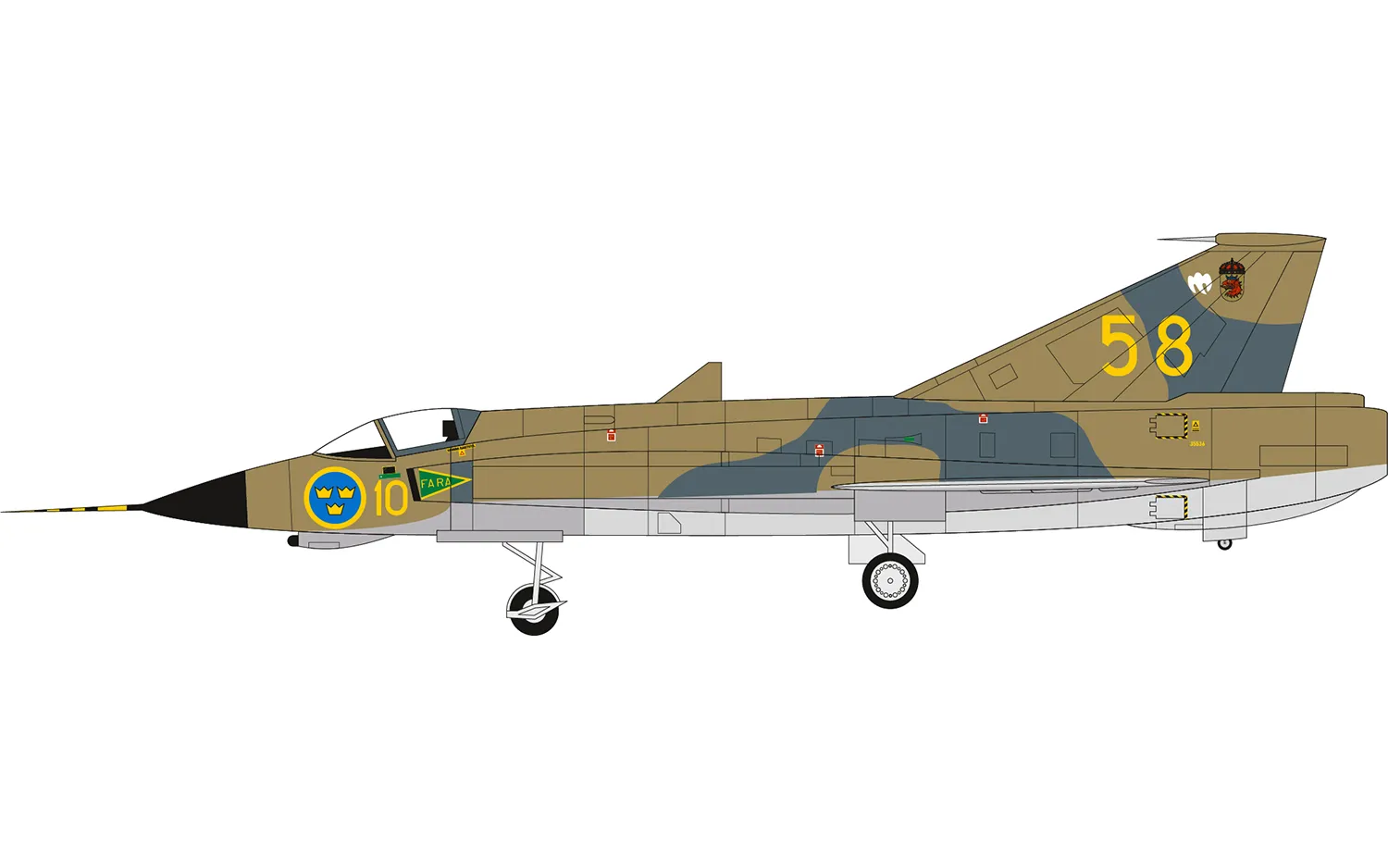 Svenska Flygvapnet 100 år 'Jubileumsset' 1/72 - 5