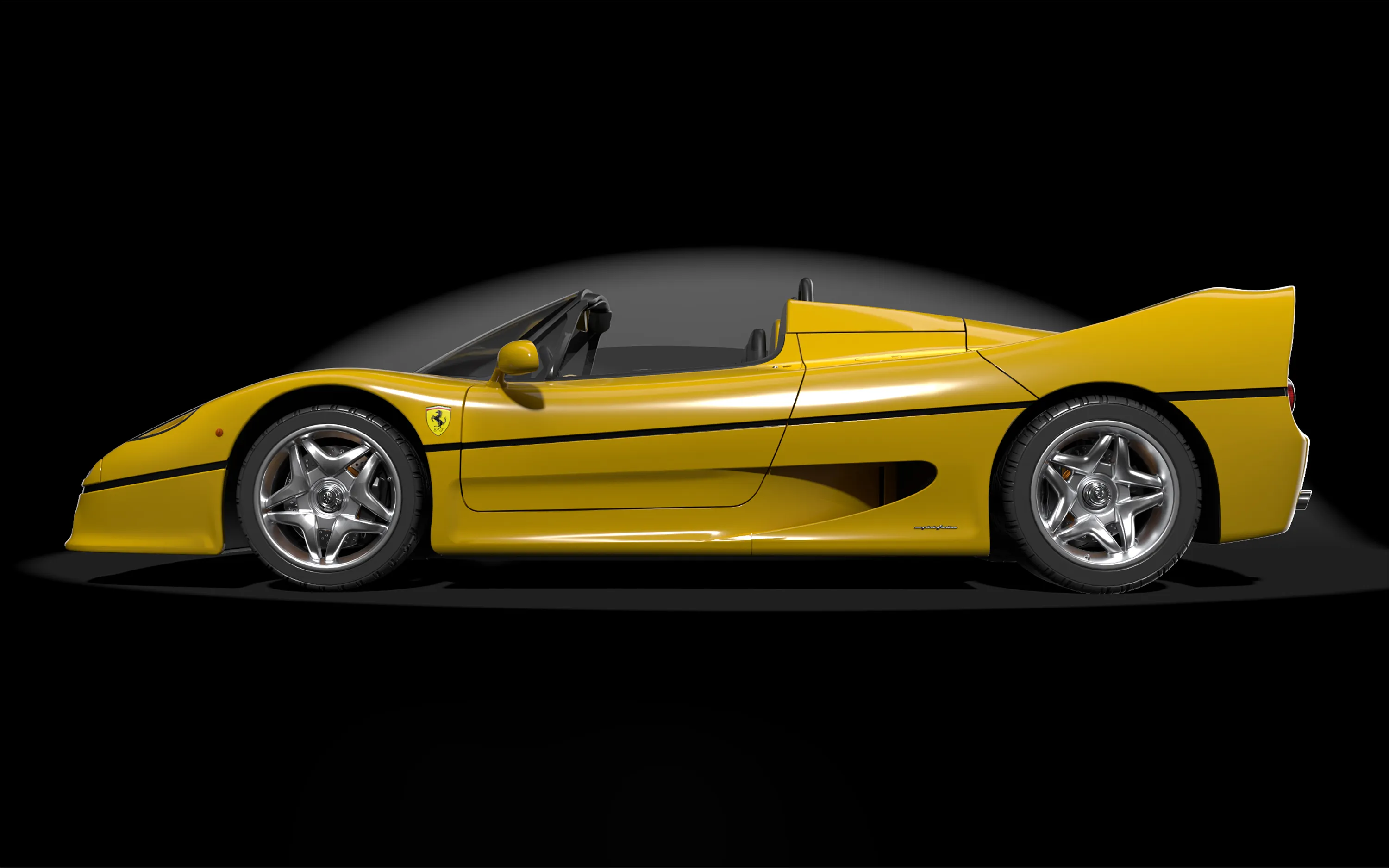 Ferrari F50 - Giallo Modena 1:8 - 3