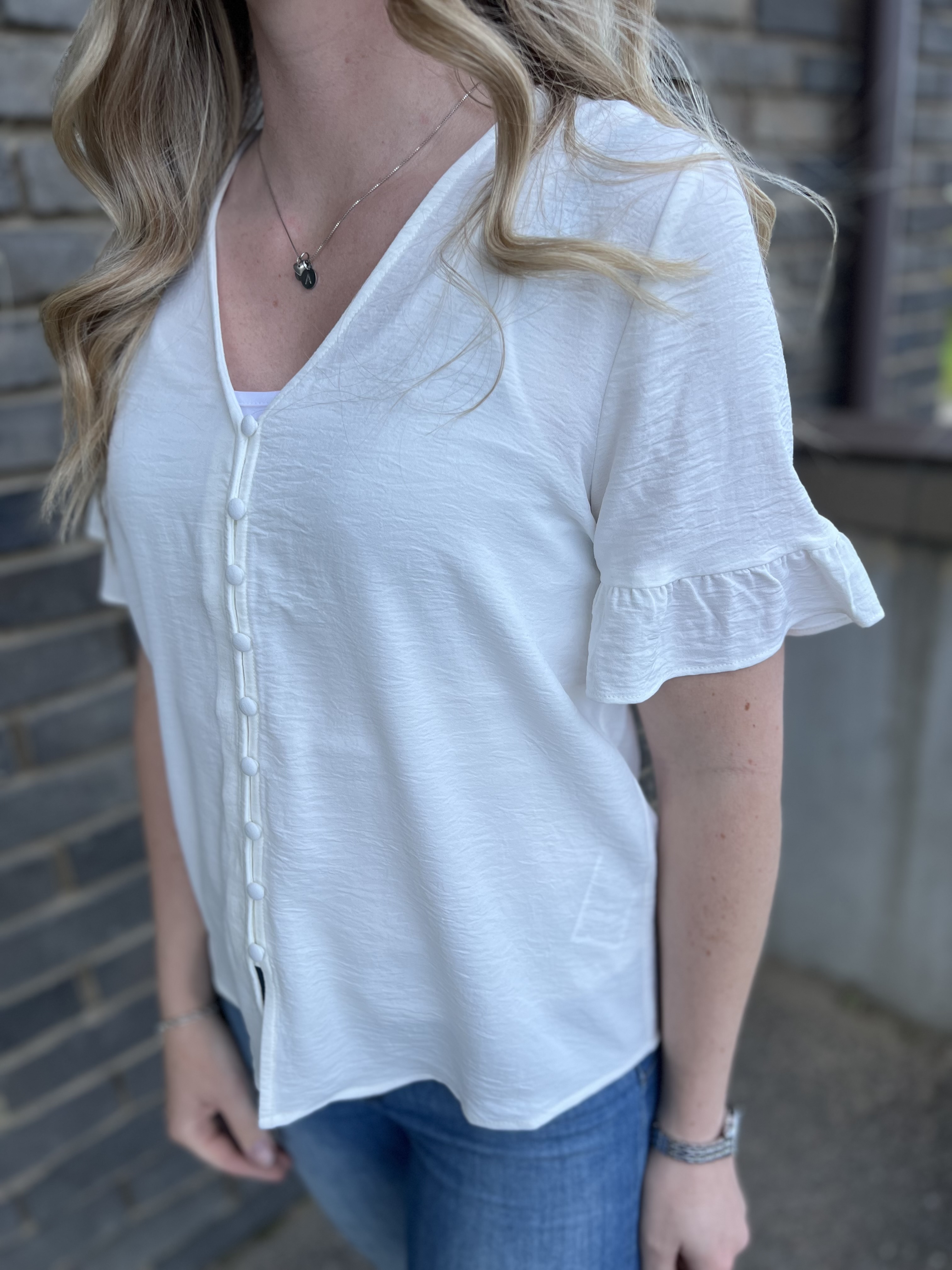 Vero Moda - Ingrid Blus Vit - 2