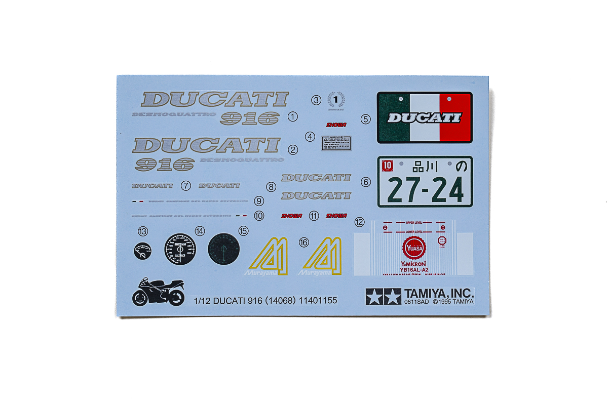Tamiya 11401155 DECAL :14068