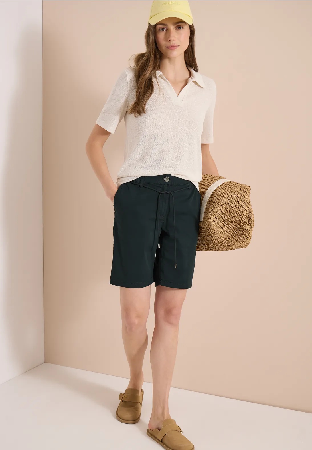 Neele Shorts - Palm Breeze Green - Cecil