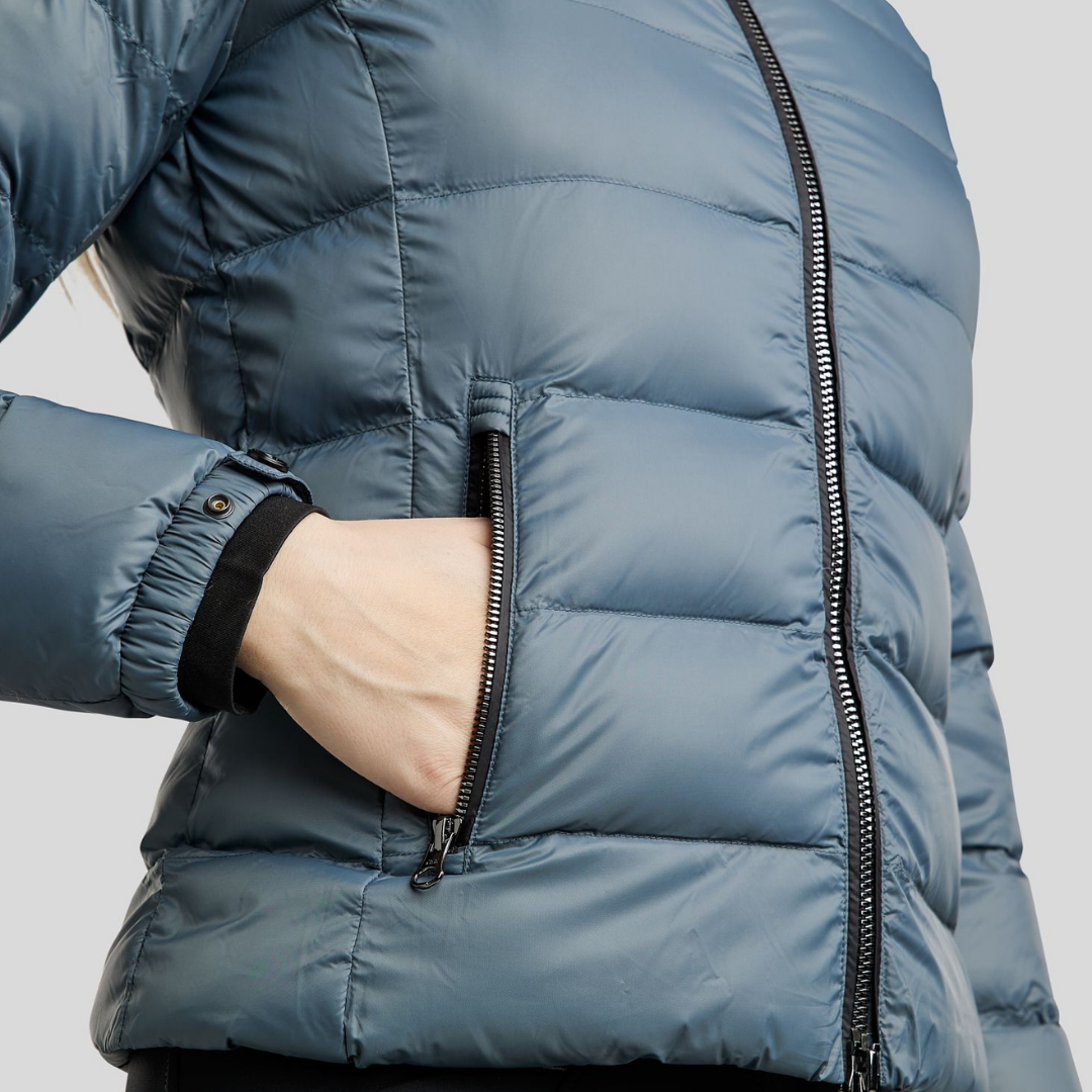 MONTAR MOATHENA REFINED SHORT JACKET - DARK SLATE   - 5