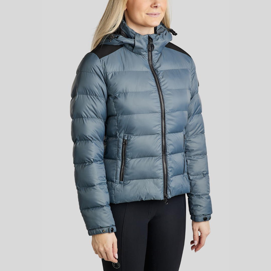 MONTAR MOATHENA REFINED SHORT JACKET - DARK SLATE  
