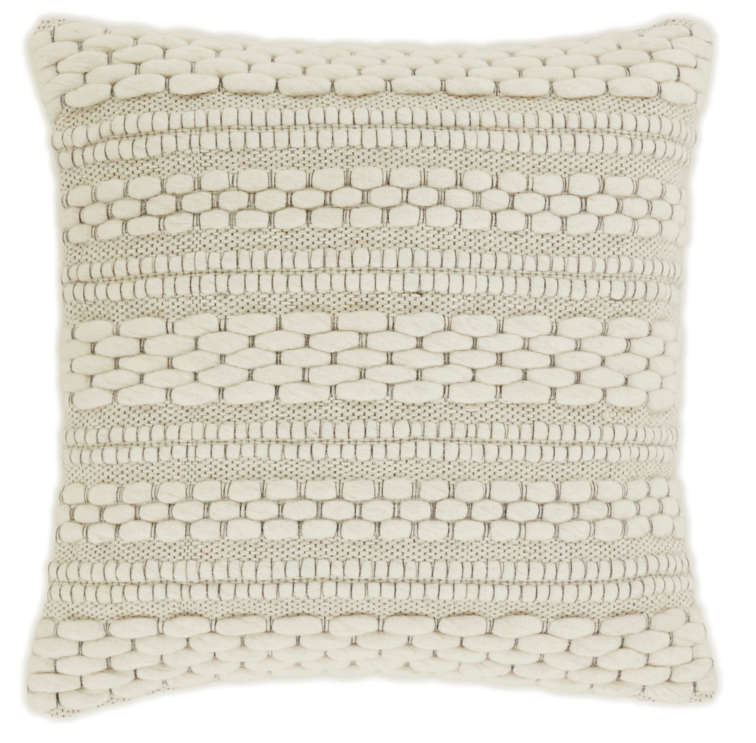 Modern Pillowcase White Stones 50x50cm