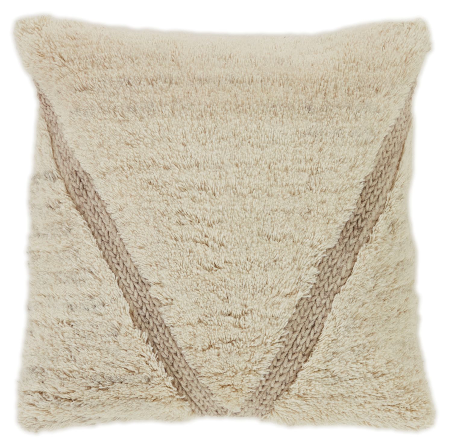 Modern Pillowcase Beige 50x50cm