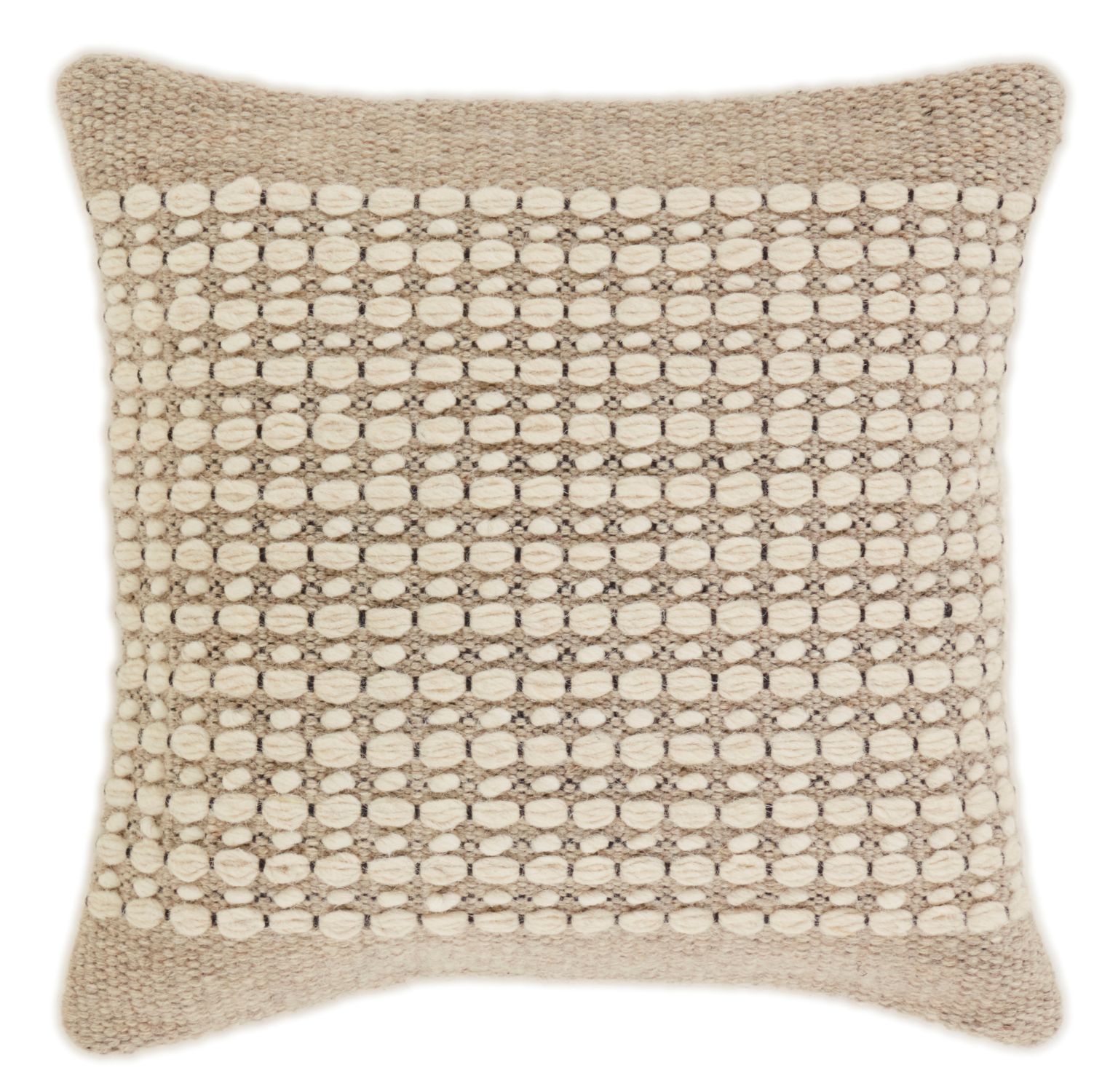 Modern Pillowcase Beige Vit 50x50cm