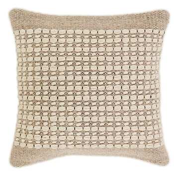 Modern Pillowcase Beige Vit 50x50cm