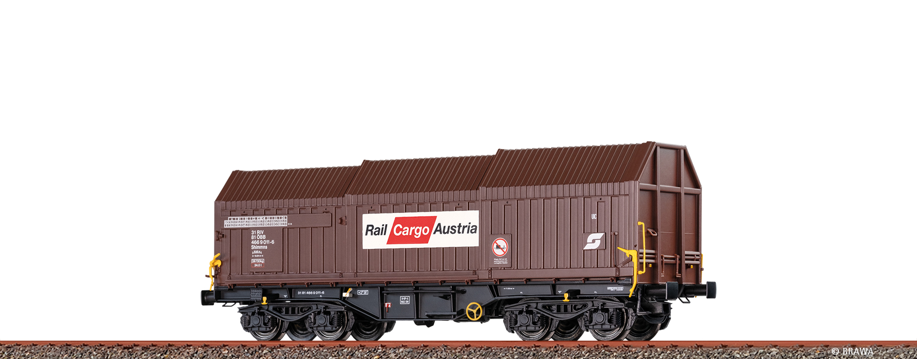 H0 Covering Hood Car Shimmns ÖBB, Rail Cargo Austria