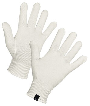 Norfolk Fingervantar Merinoull Vit