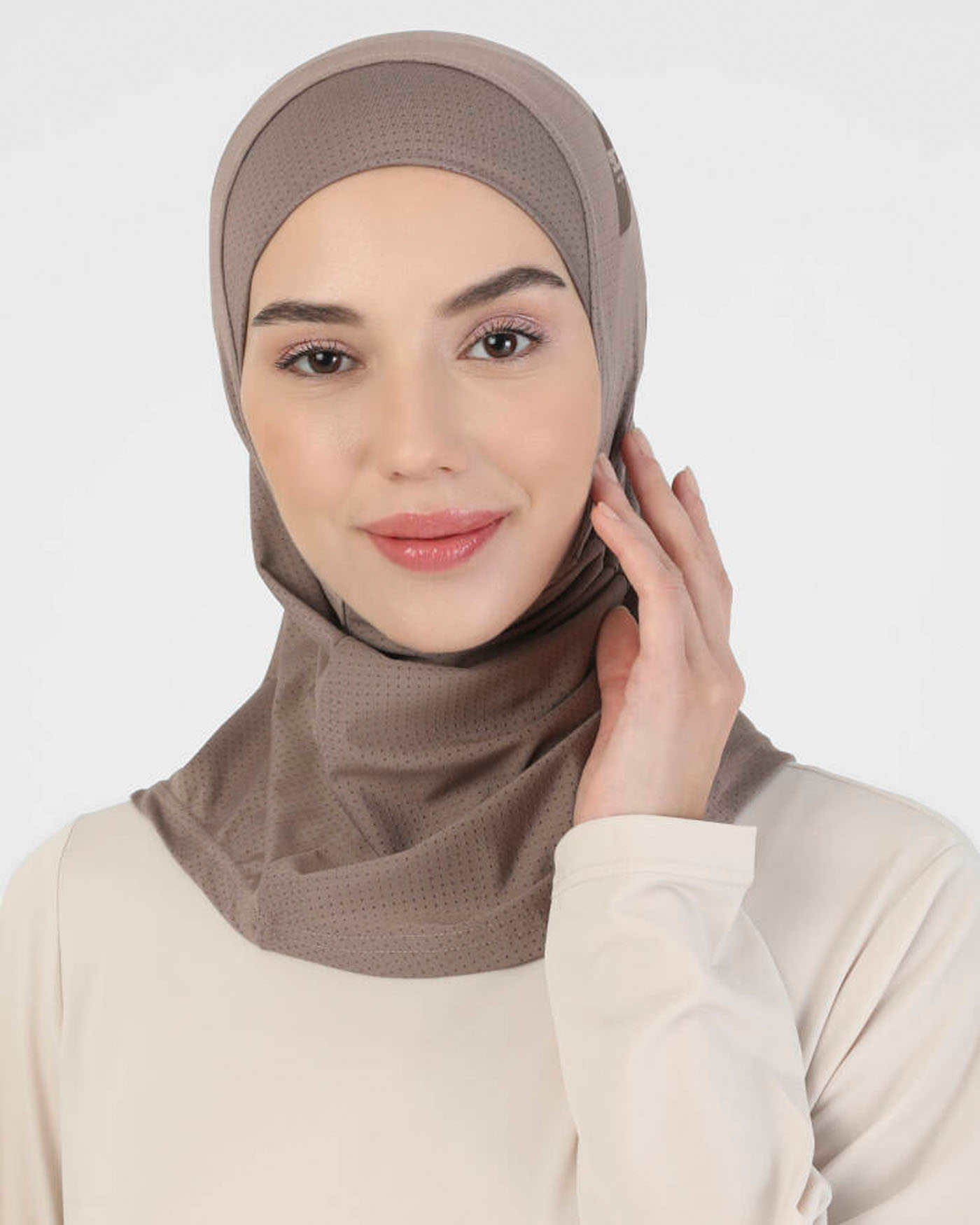 Sport Hijab - Airflow  - Brown - 4