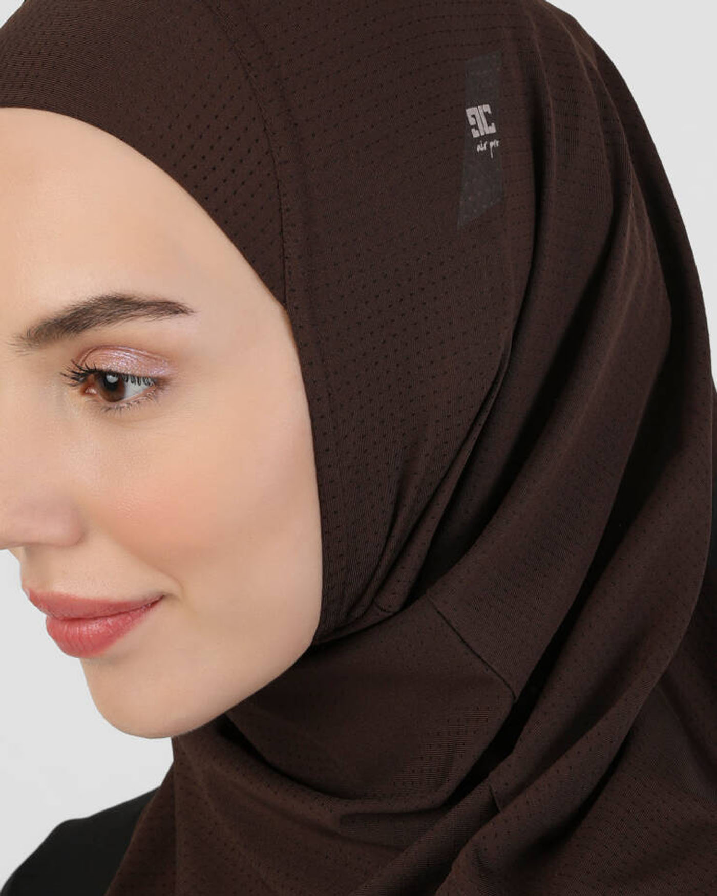Sport Hijab - Airflow  - Dark Brown - 4