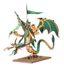 Warhammer The Old World : Wood Elf Noble on Forest Dragon