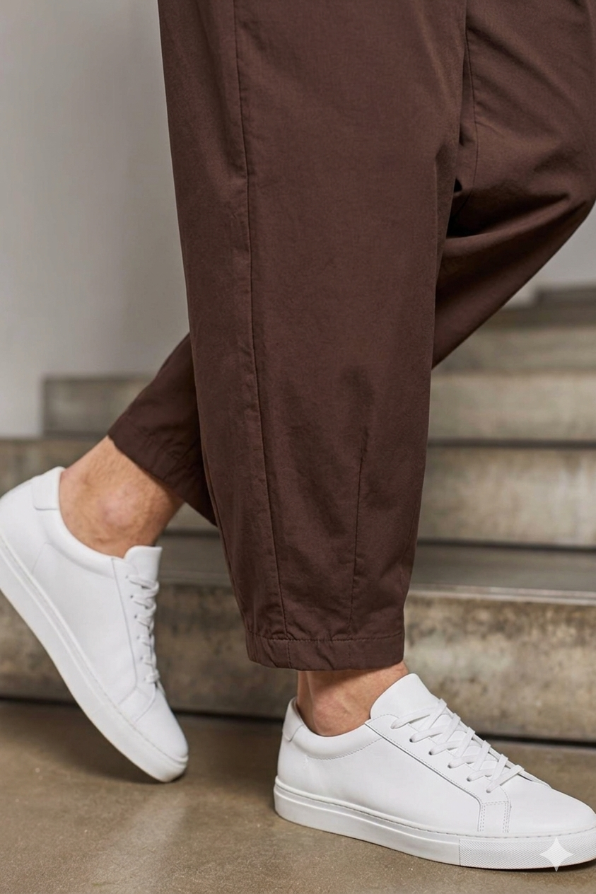BEATE barrel pants - Mocca - 4