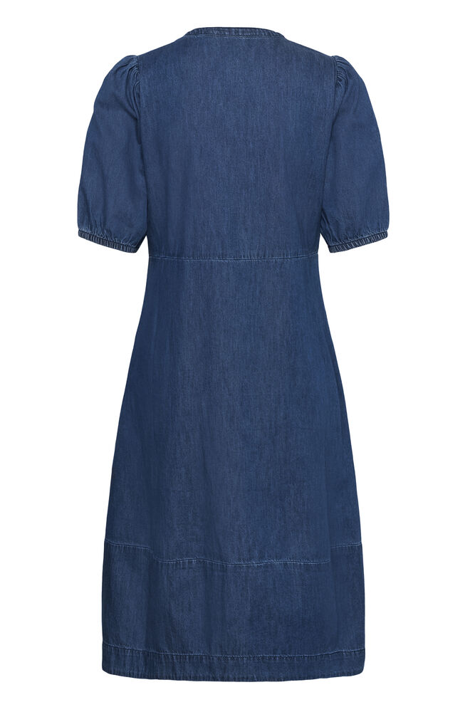 CUmona Arpa short sleeve  Dress Dark Blue Wash  Jeansklänning - 3