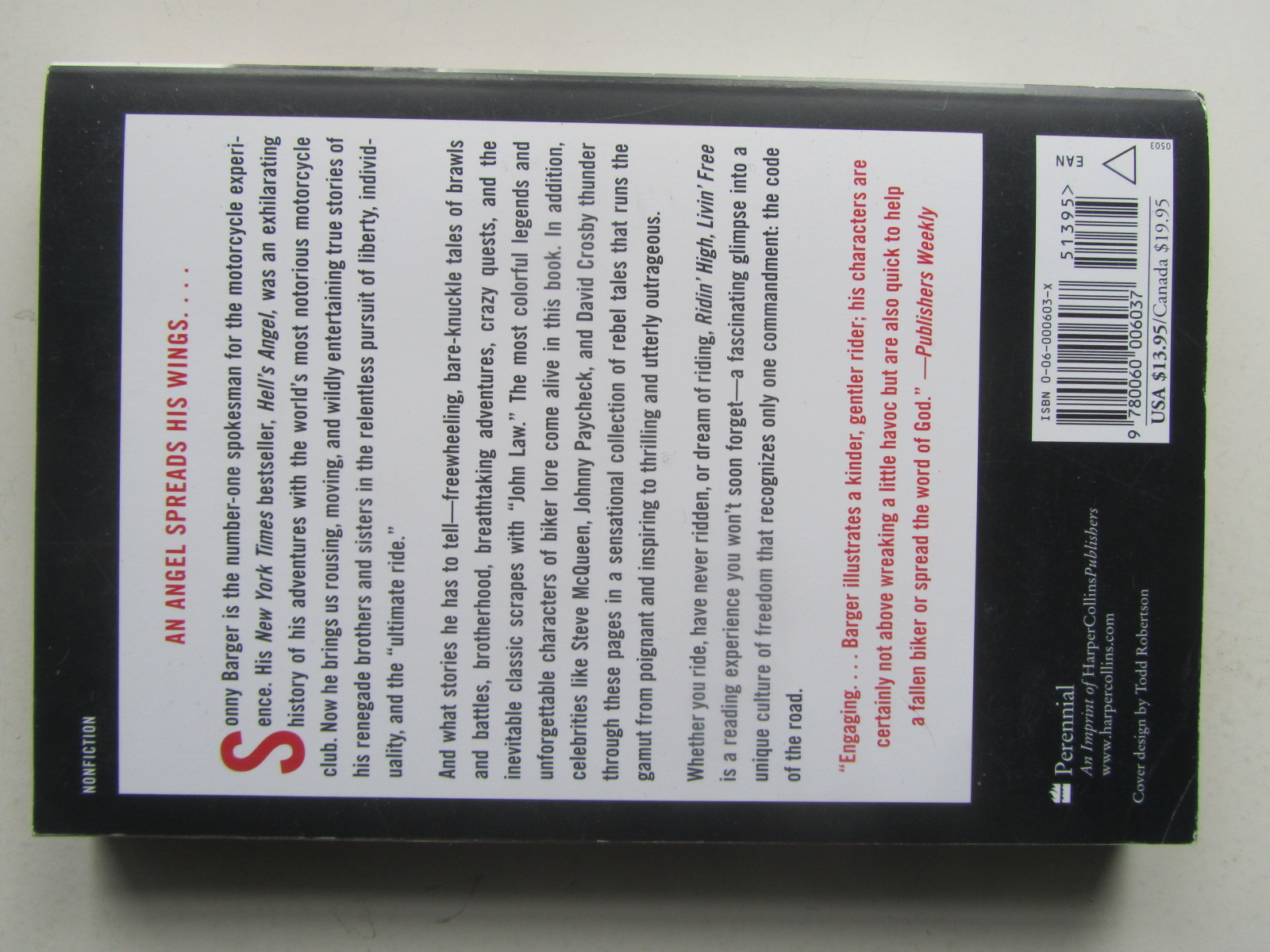Ridin' High, Livin' Free : Hell-Raising Biker Stories by Sonny Barger - 3